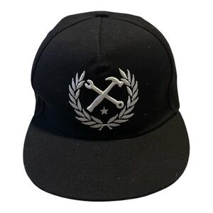 Dixxon Flannel Co. Black & White Hammer Wrench Shield Trucker Snapback Hat